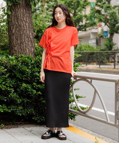tシャツ シアーリボンアレンジTシャツ レディース | niko and… | 05
