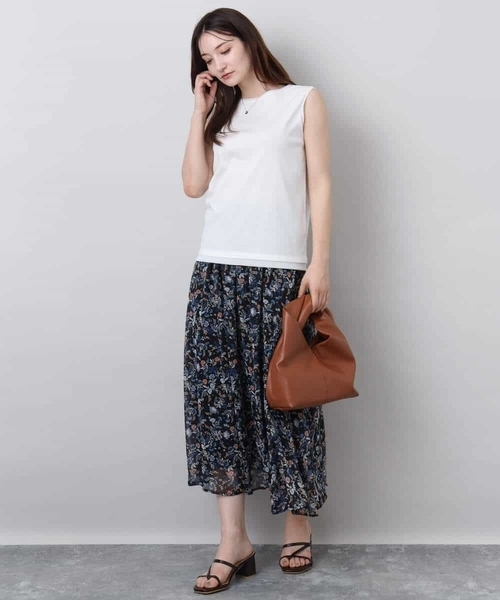 MK MICHEL KLEIN（エムケー ミッシェルクラン） tシャツ シルケット