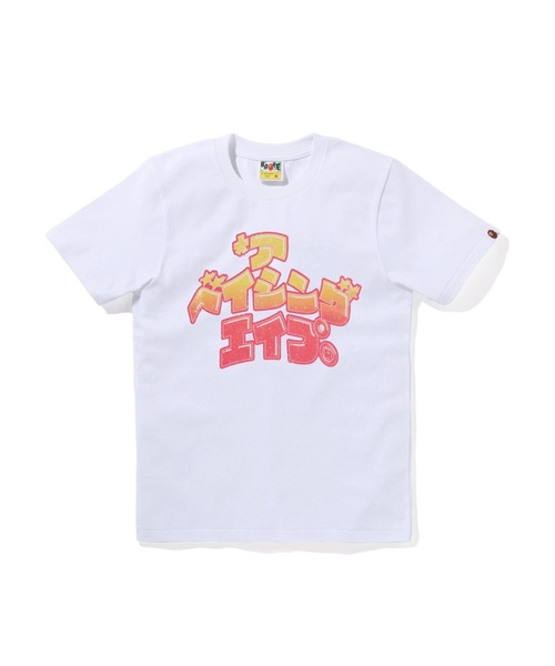 a bathing ape racing Tシャツ(レディース 2XS) A BATHING APE（アベイシングエイプ） tシャツ BY BATHING APE TEE