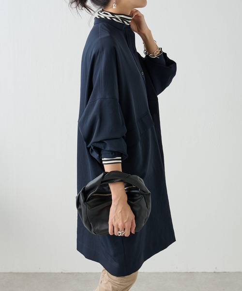 BEARDSLEY ストライプ 長袖チュニック F BEARDSLEY ストライプ 長袖チュニック F