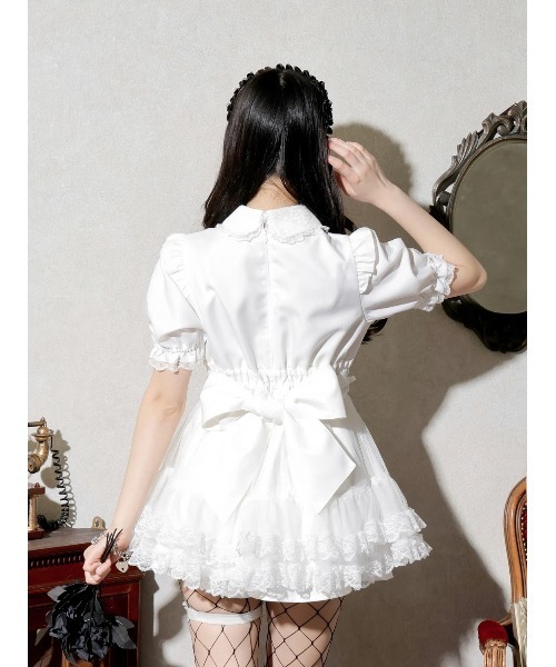 NOEMIE（ノエミー） ワンピース レースアップチュールティアード