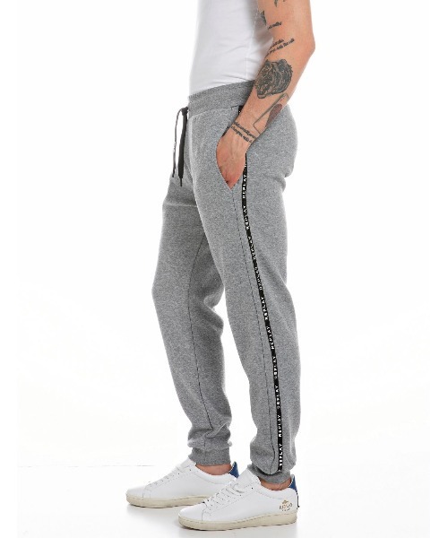 「REPLAY」 イージーパンツ MEDIUM 霜降りグレー メンズ_画像3