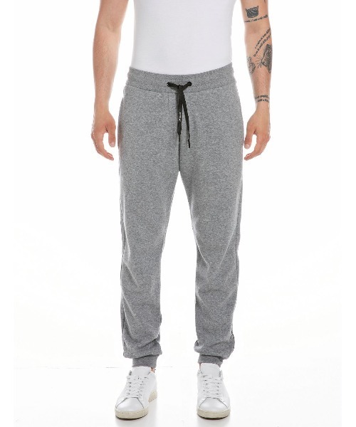 「REPLAY」 イージーパンツ MEDIUM 霜降りグレー メンズ_画像4