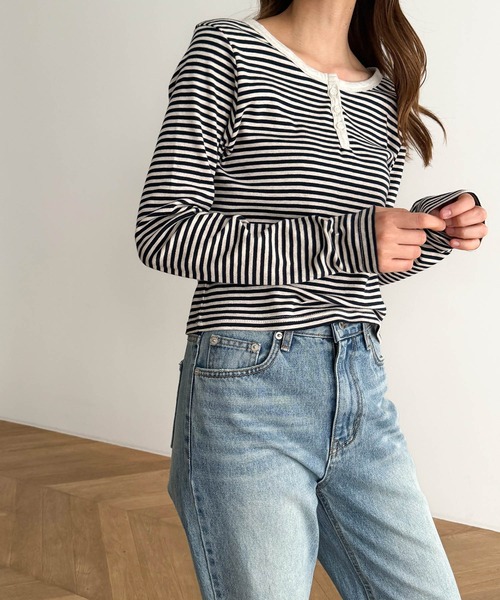 「CANAL JEAN」 「el mar」長袖カットソー ONE SIZE オートミール レディース CANAL JEAN 「CANAL JEAN」 「El mar」長袖カットソー ONE SIZE