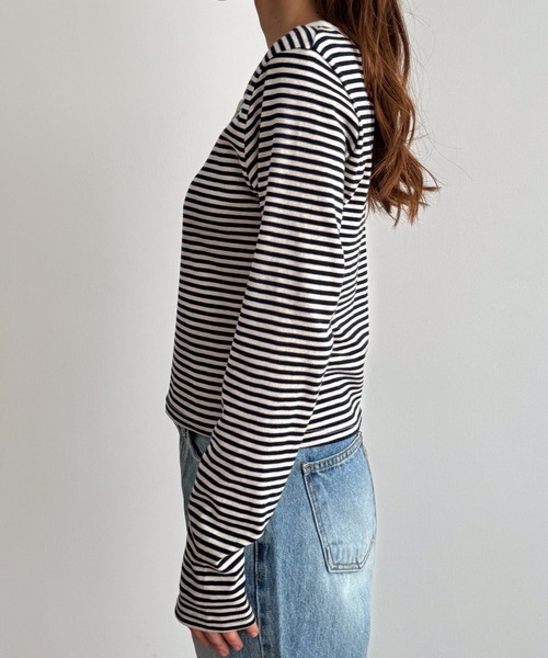 CANAL JEAN 「CANAL JEAN」 長袖カットソー ONE SIZE
