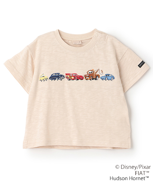 petit main tシャツ 「Disney」カーズ/アップリケ半袖Tシャツ キッズ