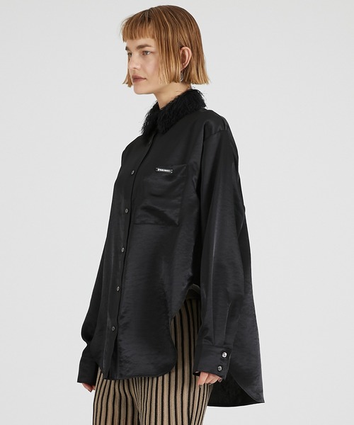 シャツ/ブラウス(長袖/七分) Katie HANGING ROCK blouse jacket 楽天市場】【 七分袖 開襟 】 ブラウス オフィス カッターシャツ