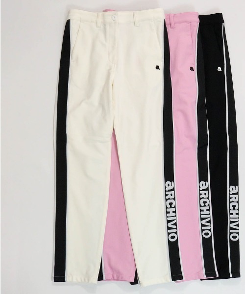 archivio（アルチビオ） パンツ 「LADIES」サイドライン裏起毛パンツ