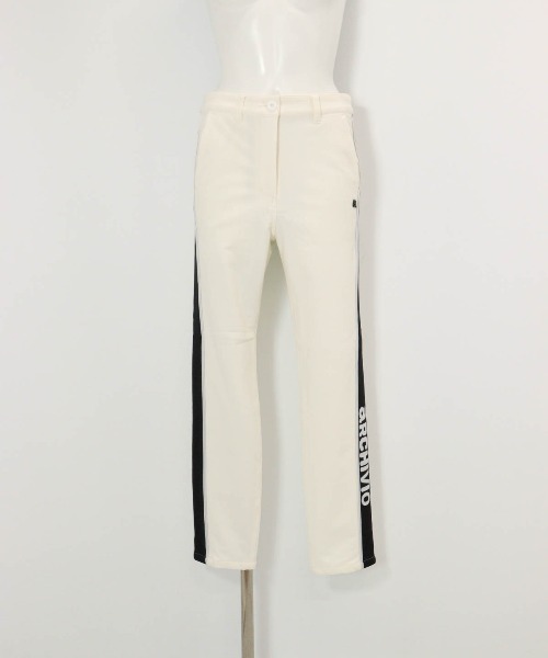 archivio（アルチビオ） パンツ 「LADIES」サイドライン裏起毛パンツ