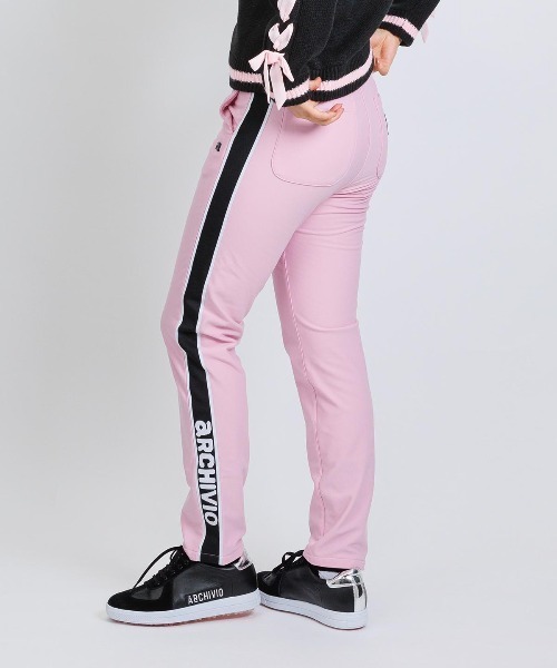 archivio（アルチビオ） パンツ 「LADIES」サイドライン裏起毛パンツ