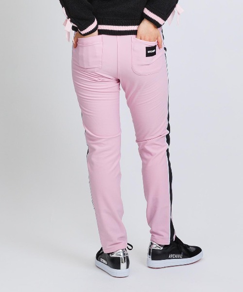 archivio（アルチビオ） パンツ 「LADIES」サイドライン裏起毛パンツ