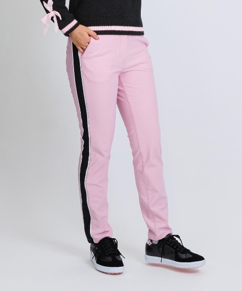 22FW新作【アルチビオ】新品未使用裏起毛サイド切り替えパンツ38号 archivio（アルチビオ） パンツ 「LADIES」サイドライン裏起毛パンツ