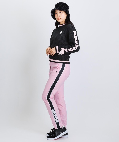 archivio（アルチビオ） パンツ 「LADIES」サイドライン裏起毛パンツ