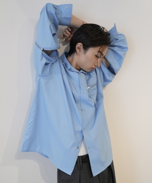 chikashitsu+ シャツ Chikashitsu+（チカシツプラス） シャツ 「Chikashitsu +」cropped