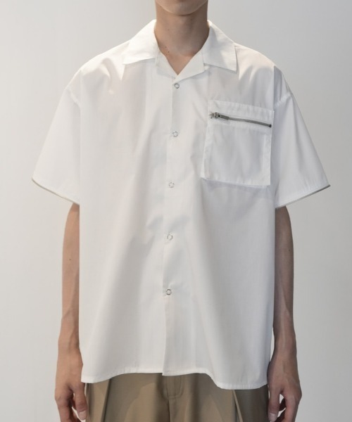 chikashitsu+ シャツ Chikashitsu+（チカシツプラス） シャツ 「Chikashitsu +」cropped