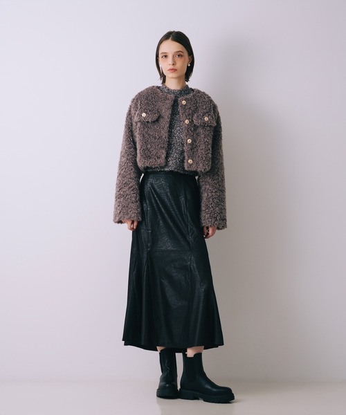 SELFIST（セルフィスト） ブルゾン アウター ボアショート丈ジャケット