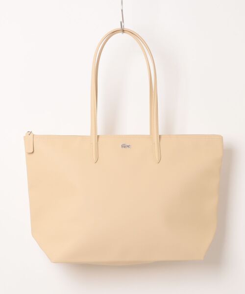 【美品】LACOSTE ベージュ バッグ LACOSTE（ラコステ） トートバッグ 「LACOSTE」SHOPPING BAG
