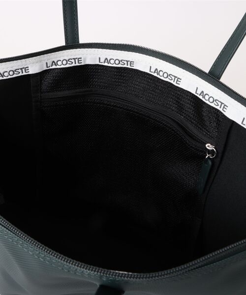 LACOSTE　ラコステ トートバッグ Ａ４収納　黒　メタルロゴ　新品未使用 LACOSTE（ラコステ） トートバッグ 「LACOSTE」SHOPPING BAG