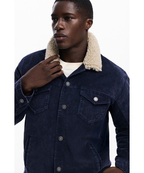 Desigual（デシグアル） コート ジャケット ボアカラーデニム