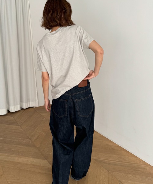 「CANAL JEAN」 半袖Tシャツ ONE SIZE ベージュ レディース_画像8