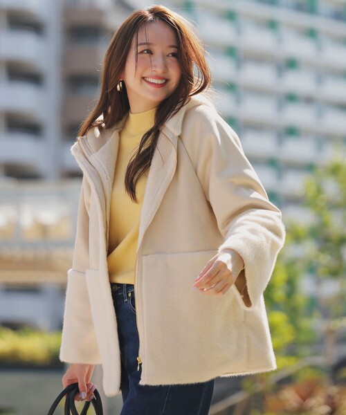 ANY SIS（エニィスィス） ムートンコート ボアコート Luxuryフェイク