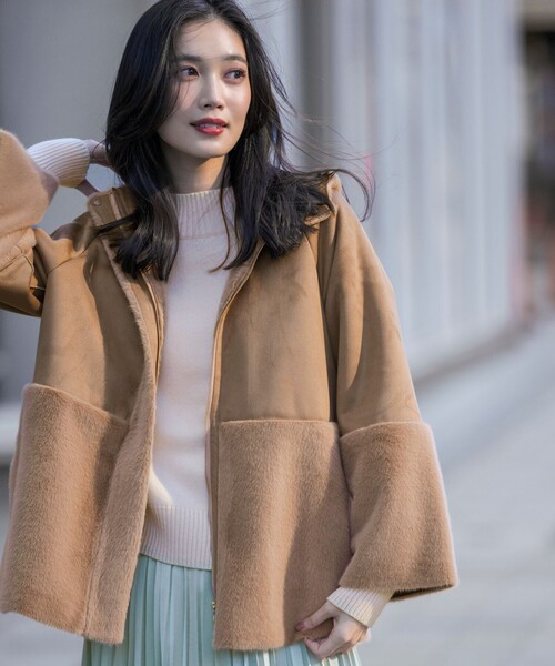 ANY SIS（エニィスィス） ムートンコート ボアコート Luxuryフェイク