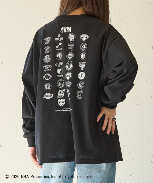 NBA tシャツ 「NBA」ALL NBA TEAM LOGO Long Tee/LAKERS・BULLS