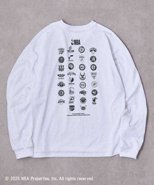 NBA tシャツ 「NBA」ALL NBA TEAM LOGO Long Tee/LAKERS・BULLS