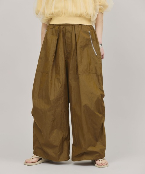 Curensology（カレンソロジー） カーゴパンツ FREE カーキ レディース