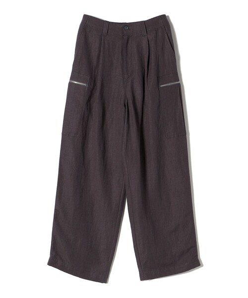 「SHIPS」 カーゴパンツ 36 ダークグレー レディース_画像3