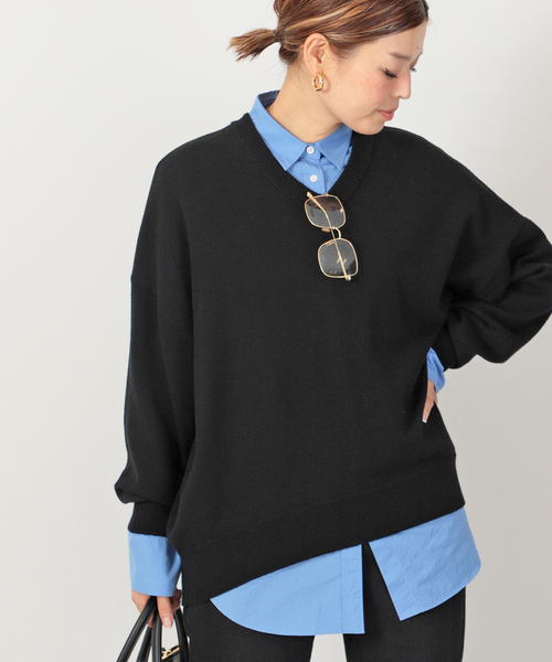 Deuxieme Classe（ドゥーズィエムクラス） Vネックニット FREE グレー