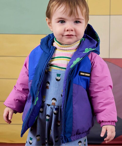 BOBO CHOSES（ボボショーズ） ベビー 総柄Lucky Cloverジャンパー