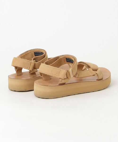 「Teva」 フラットサンダル 23cm ベージュ レディース_画像2