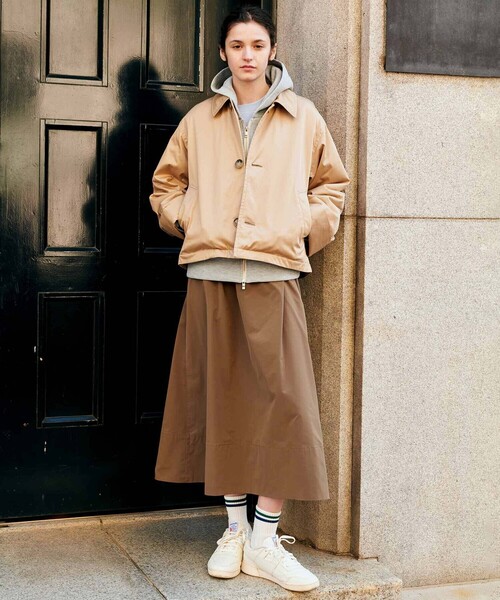 GYMPHLEX コート アウター Gymphlex | ツイル ショートコート WOMEN