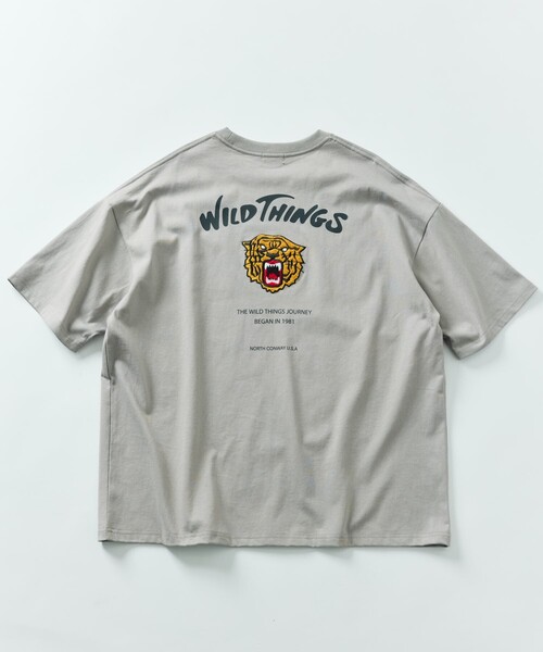 「FREAK'S STORE」 「Wild Things」半袖Tシャツ LARGE ブラック メンズ_画像2