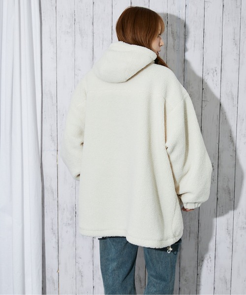 ブルゾン アウター 「ふわもこ×ゆるシルエット」レディース ボア