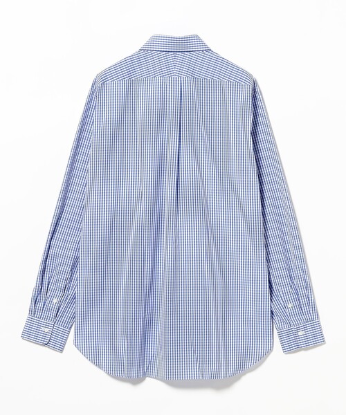 BEAMS F（ビームスF） シャツ コットン ギンガムチェック ボタンダウン
