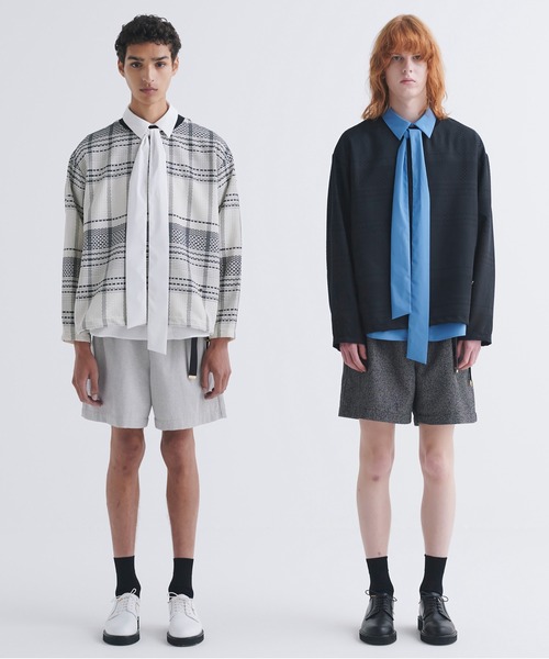 「CULLNI」 ショートパンツ 2 ライトグレー メンズの画像