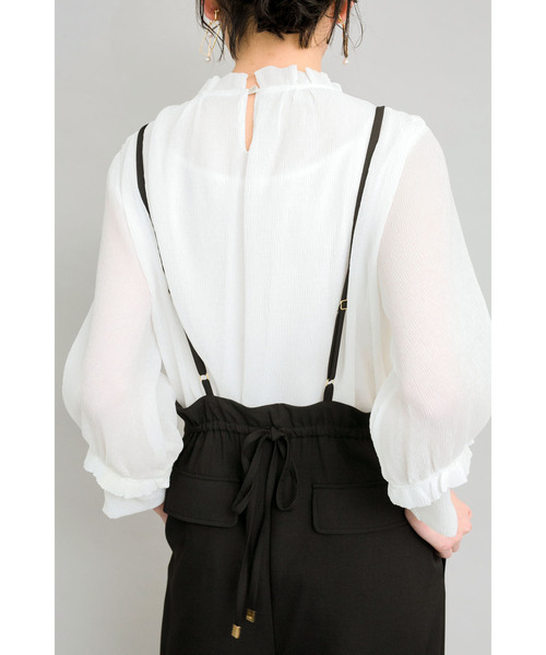 「TEVALT」 「Titilate Valet」長袖ブラウス 38 ホワイト レディース_画像3