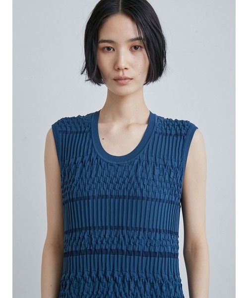 「MIESROHE」 ノースリーブワンピース 0 ブラック レディースの画像
