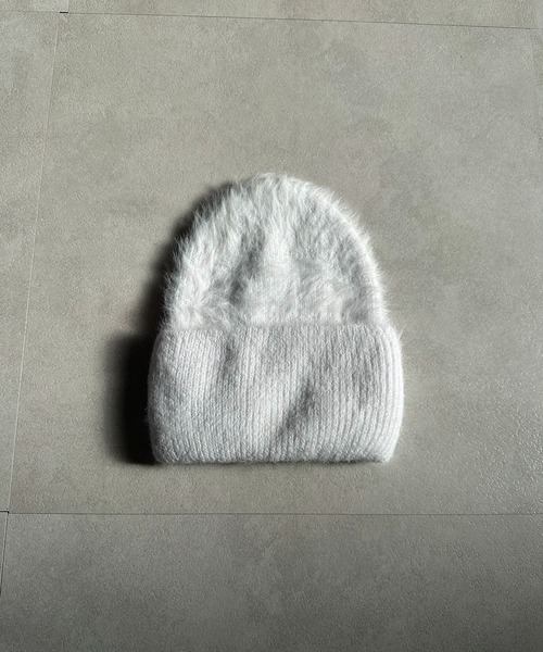 lulufa ニット帽 ニットキャップ ふんわりモヘアニットスタンダード