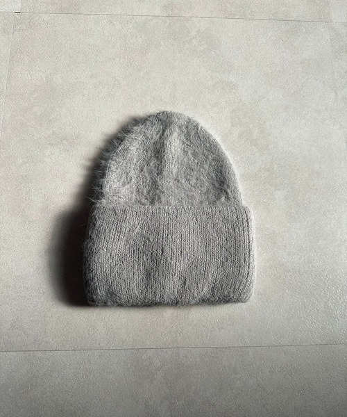 lulufa ニット帽 ニットキャップ ふんわりモヘアニットスタンダード