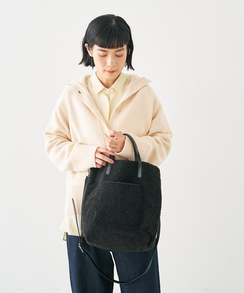 collex（コレックス） トートバッグ 2WAYリバーシブルボアトートバッグ