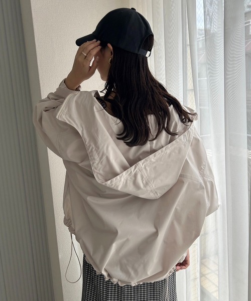 「one after another NICE CLAUP」 マウンテンパーカー FREE アイボリー レディース_画像2