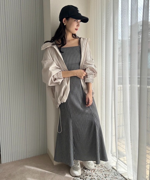 「one after another NICE CLAUP」 マウンテンパーカー FREE アイボリー レディース_画像3