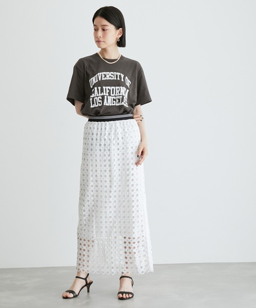 「ADAM ET ROPE'」 半袖Tシャツ FREE グレー系その他 レディース_画像2