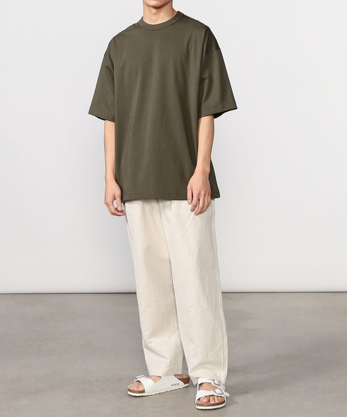 「UNFIL」 半袖Tシャツ 4 ブラウン メンズ_画像5
