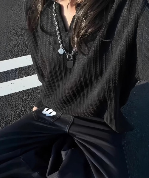 しましまtee2枚♡ しましま長袖トップス レディース : ZOZOTOWN Yahoo!店 - 通販 - Yahoo