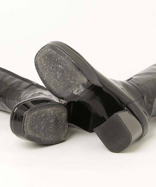 「CHARLES & KEITH」 ロングブーツ 23.5cm ブラック レディース_画像3