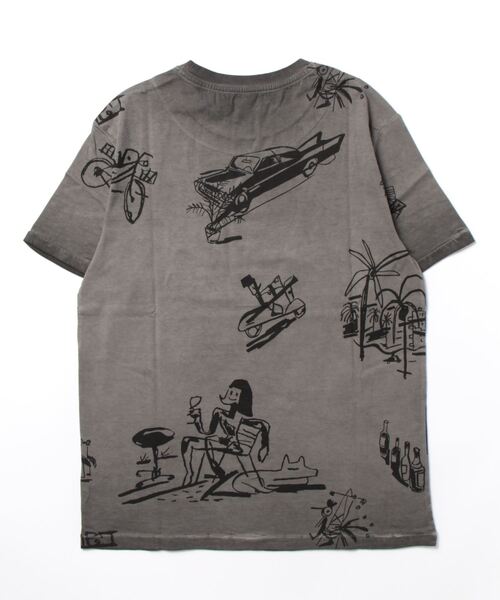 「Desigual」 半袖Tシャツ X-LARGE ブラック メンズ_画像2